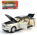 Diecast Cars 1:32 Scale Rolls-Royce Phantom Model Car with Sound and Light for Kids 005405000 - White - TUZZUT Qatar Online Shopping