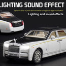 Diecast Cars 1:32 Scale Rolls-Royce Phantom Model Car with Sound and Light for Kids 005405000 - White - TUZZUT Qatar Online Shopping