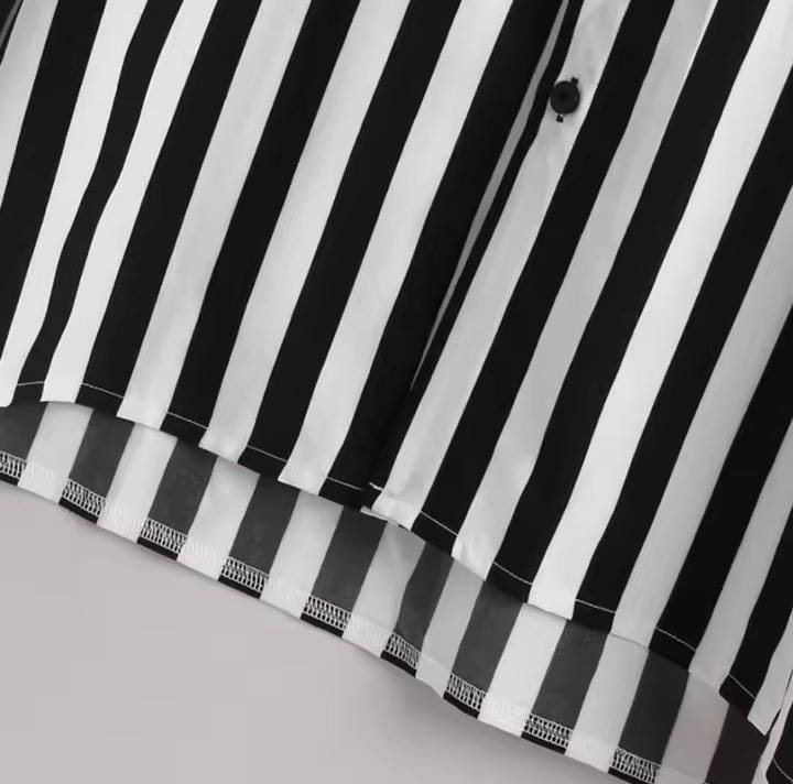 Men's Long-Sleeved Collar Striped Shirt S4968373 Men's Long-Sleeved Collar Striped Shirt S4968373