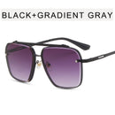 Square Vintage Shades Metal Sunglasses S3502 - TUZZUT Qatar Online Shopping