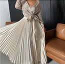 Chiffon A-Line Crystal Evening Dress S5081746 - TUZZUT Qatar Online Shopping