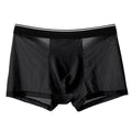 Men Ice Silk Underwear Mesh Breathable Transparent Boxer M-22102 - TUZZUT Qatar Online Shopping