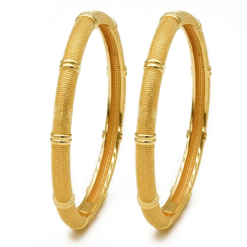 Gold Color Bangles Goldlen Jewelry For Women Model-25