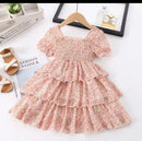 Kids Girls Floral Print Dress 1251889 - TUZZUT Qatar Online Shopping