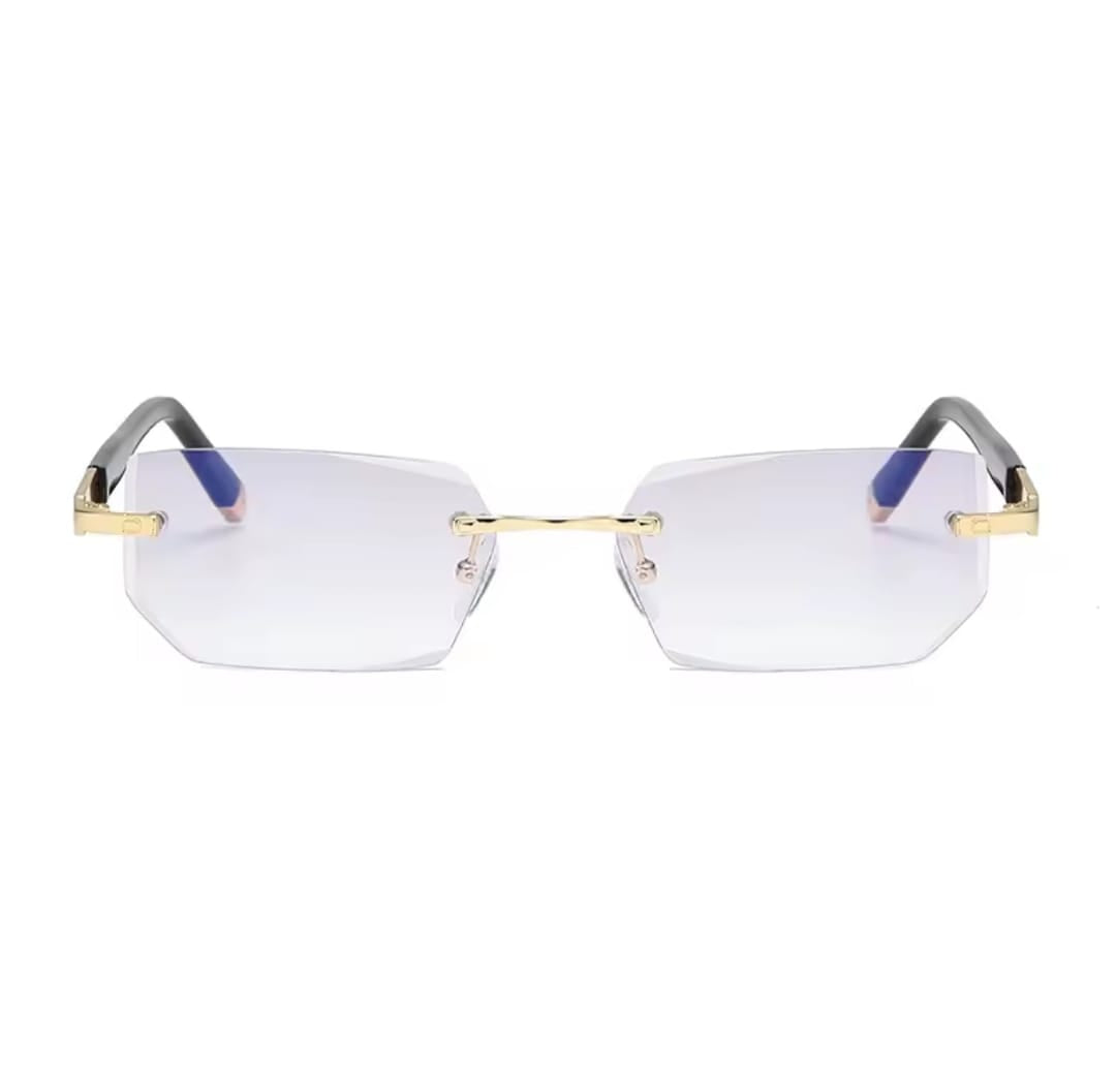 Frameless Reading Glasses Unisex Diamond Cut S1980 Frameless Reading Glasses Unisex Diamond Cut S1980