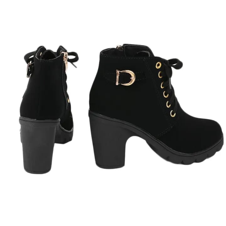 British Style High Heels Ankle Boots 888 British Style High Heels Ankle Boots 888