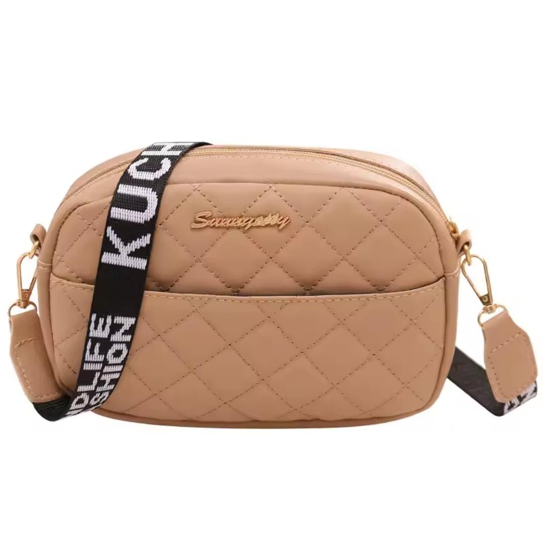 New Fashion Casual Lingge Embroidered Single Shoulder Bag 407559 New Fashion Casual Lingge Embroidered Single Shoulder Bag 407559