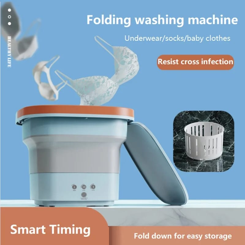 Portable Mini Folding Washing Machine 4.5L Home Appliances