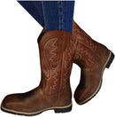 Fashion Round Toe Embroidered Western Cowboy Boots 124250 - TUZZUT Qatar Online Shopping