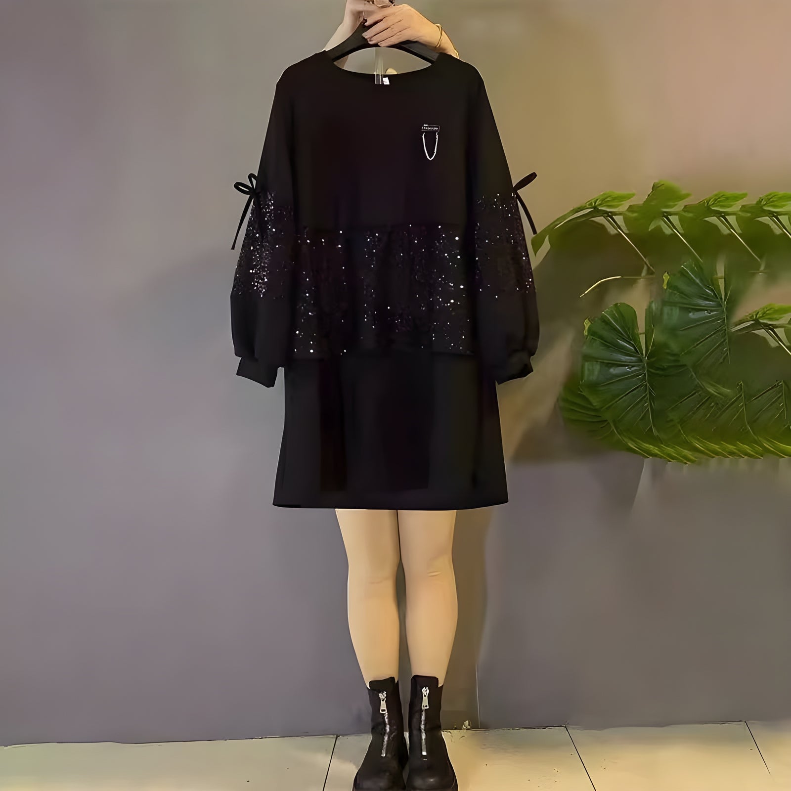 Women's Long Sleeve Sweatshirt Dress 2XL 459984 Women's Long Sleeve Sweatshirt Dress 2XL 459984