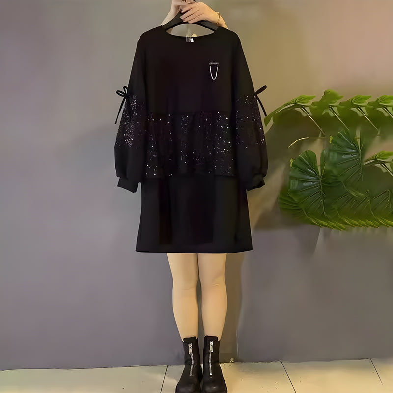 Women's Long Sleeve Sweatshirt Dress 2XL 459984