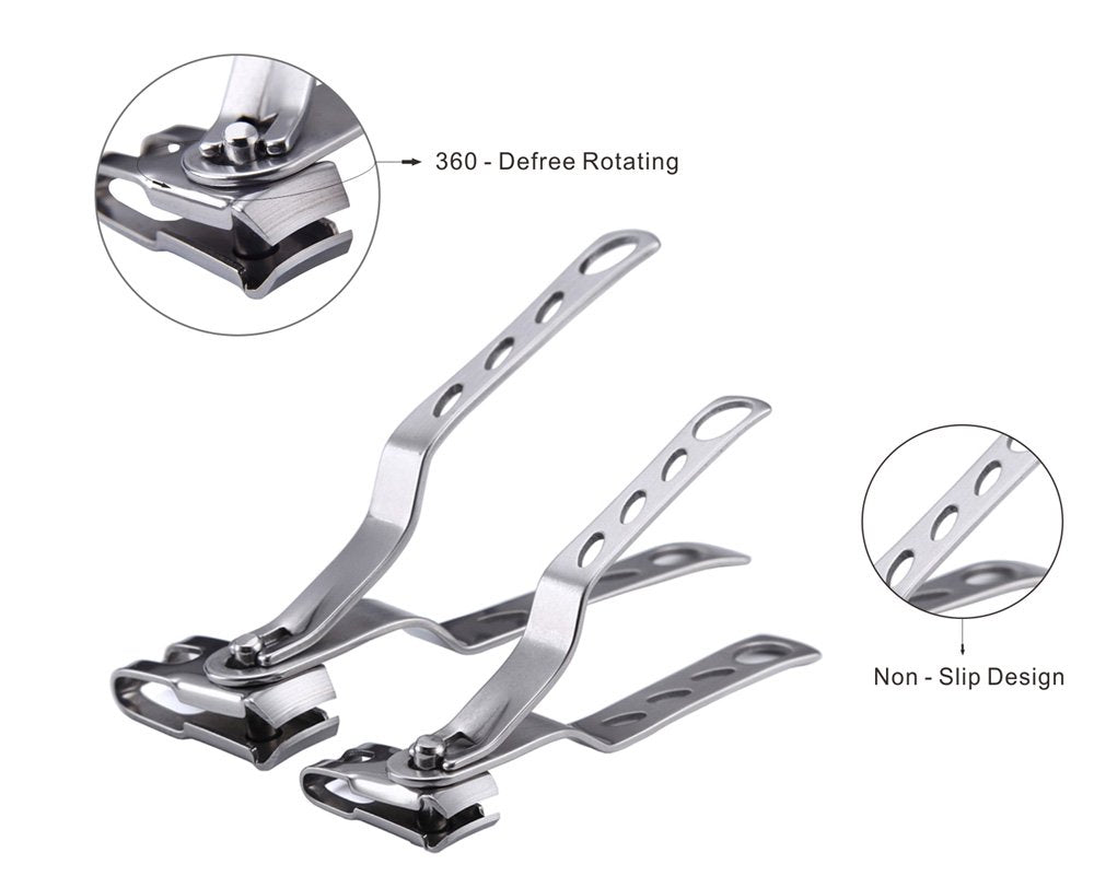 360-Degree Rotating Stainless Steel Nail Clipper 360-Degree Rotating Stainless Steel Nail Clipper