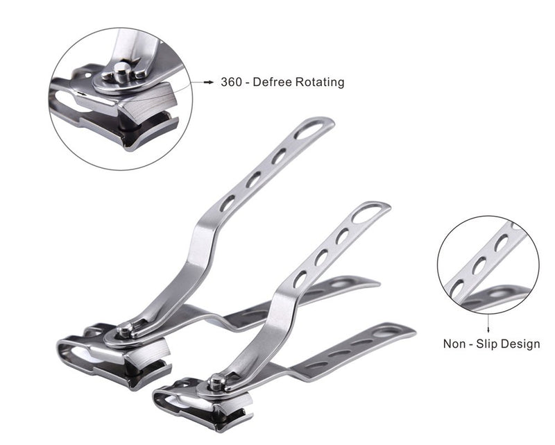 360-Degree Rotating  Stainless Steel Nail Clipper