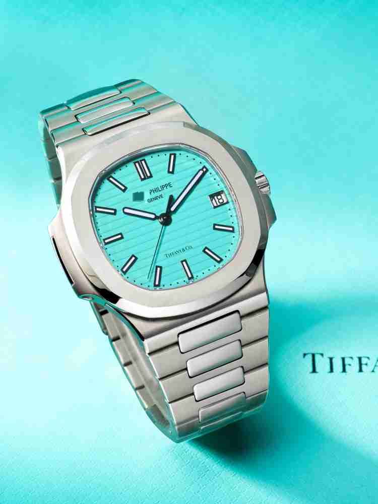 Mens Tiffany Dial Stainless Steel Watch W7699 - TUZZUT Qatar Online Shopping