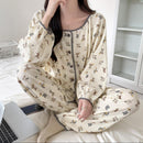 Women's Long Sleeve Pajamas Casual Homewear    472938 - TUZZUT Qatar Online Shopping