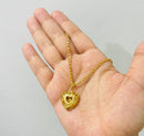 Stylish and Charming Love Gold Colour Necklace S4559746 - TUZZUT Qatar Online Shopping