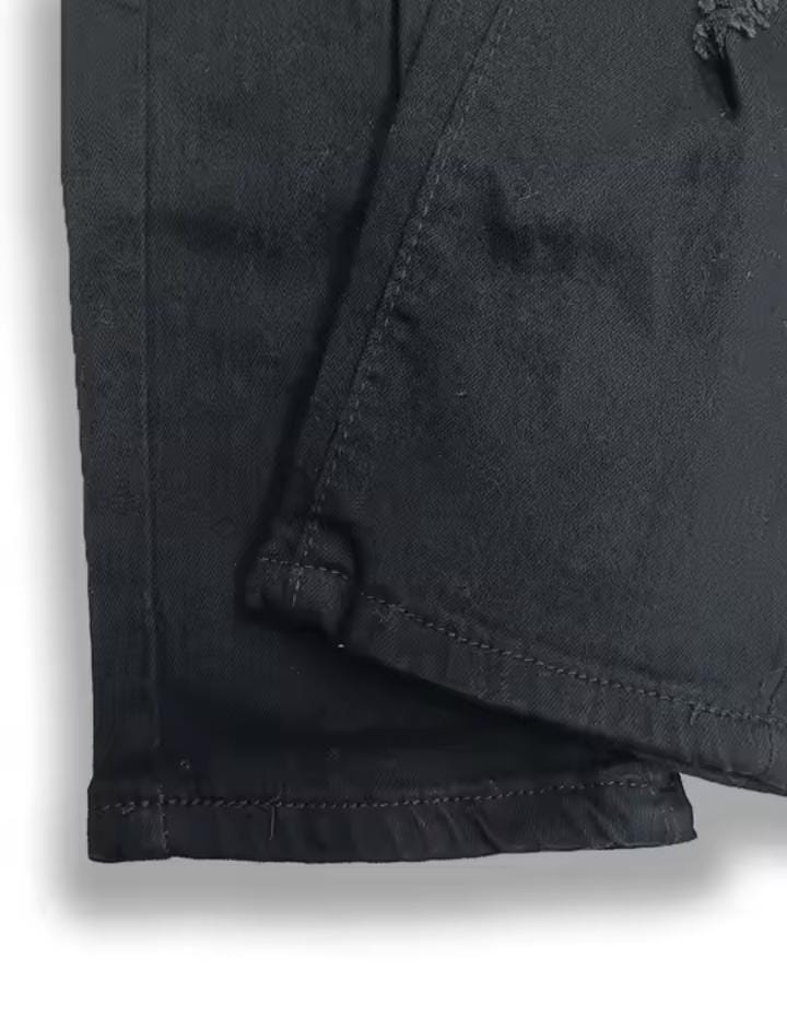 Women's Black Denim High Waist Jeans B205534 Women's Black Denim High Waist Jeans B205534