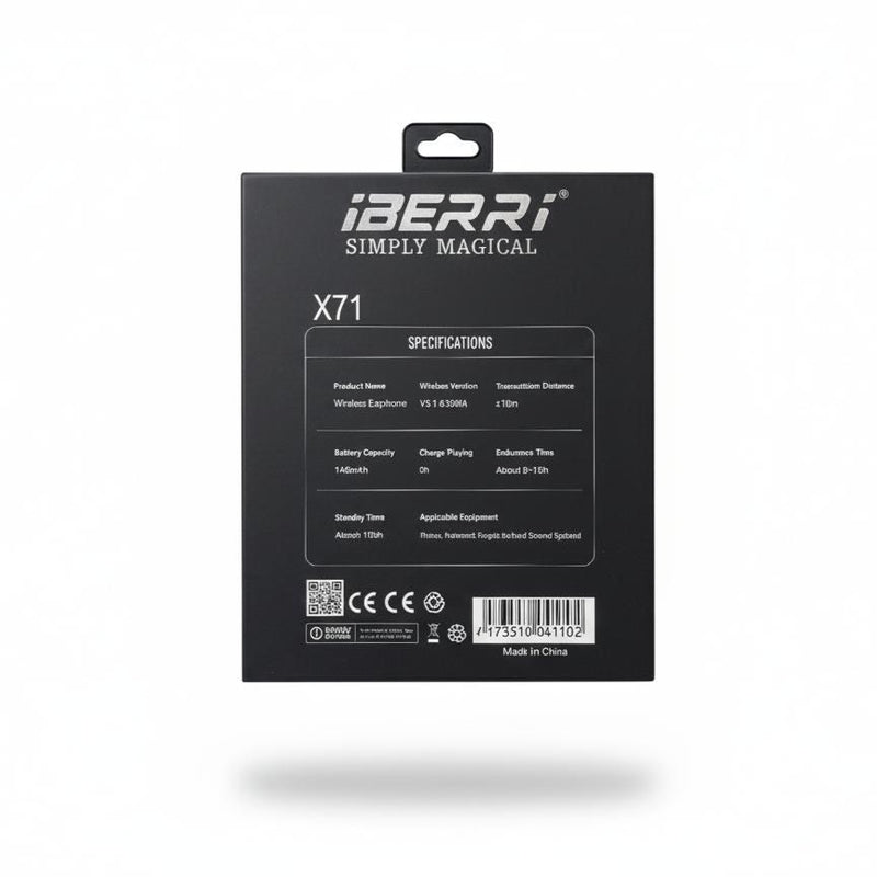 Iberri Neckband Sports Wireless Earphone X71 - TUZZUT Qatar Online Shopping