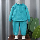 Baby Hooded Sweatshirt Two-piece Set   463016 - TUZZUT Qatar Online Shopping