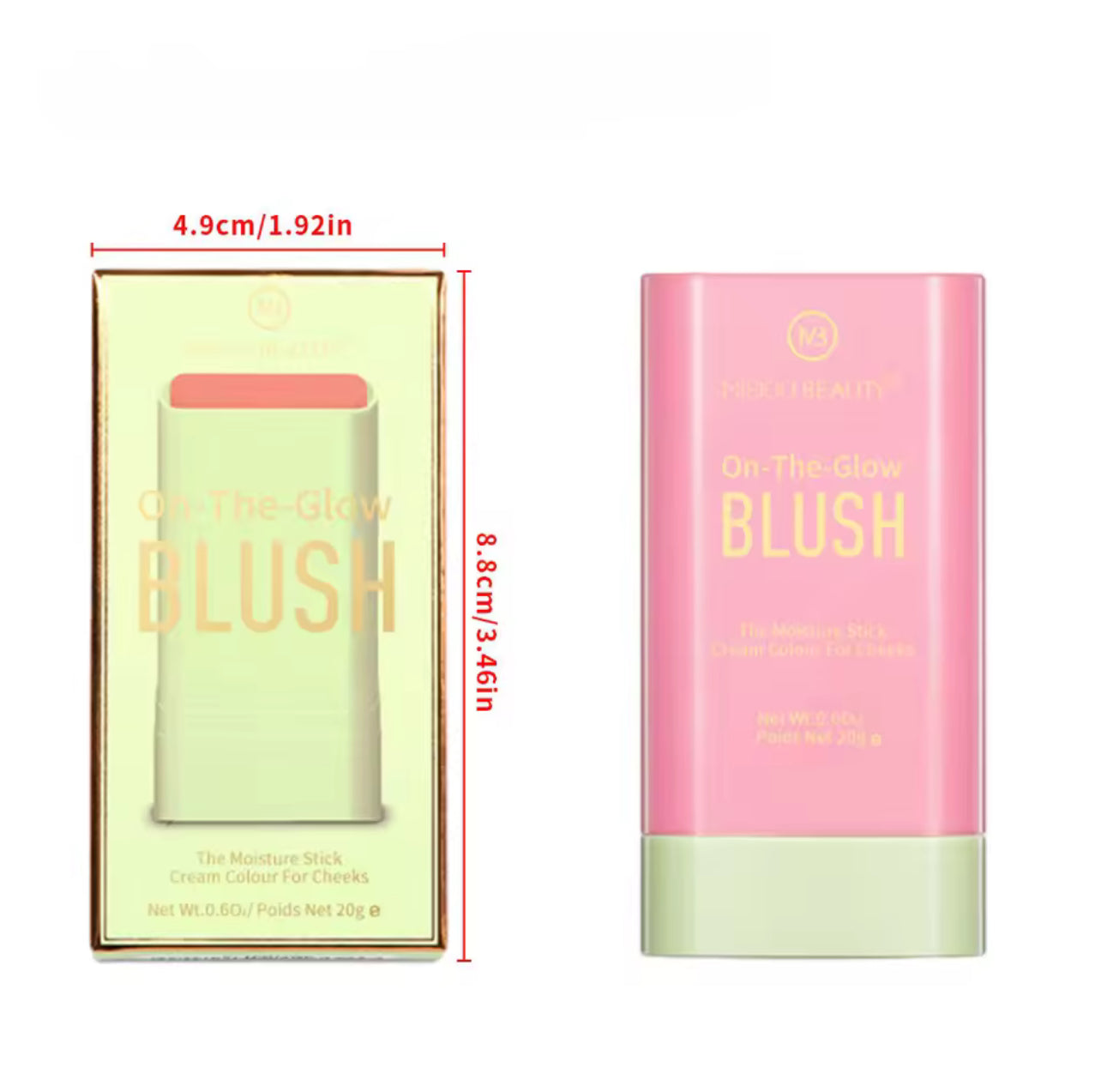 2 in 1 Clay Pigmented Powdery Cream Blusher 483005 2 in 1 Clay Pigmented Powdery Cream Blusher 483005