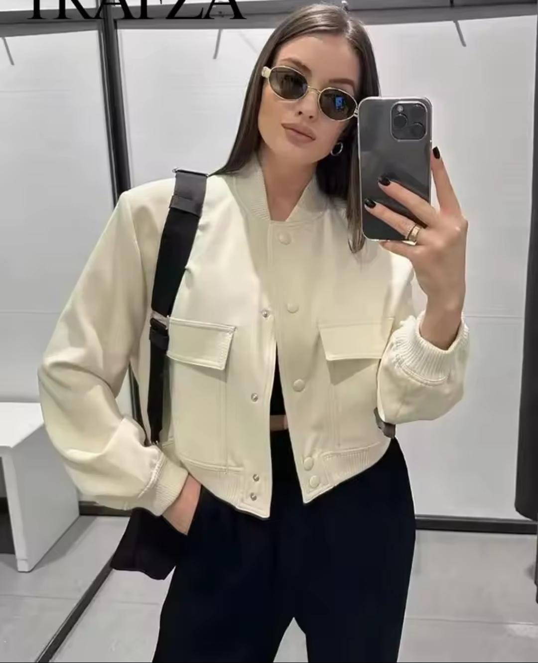 Women Long Sleeve Button Outerwear Coat S5047512 Women Long Sleeve Button Outerwear Coat S5047512