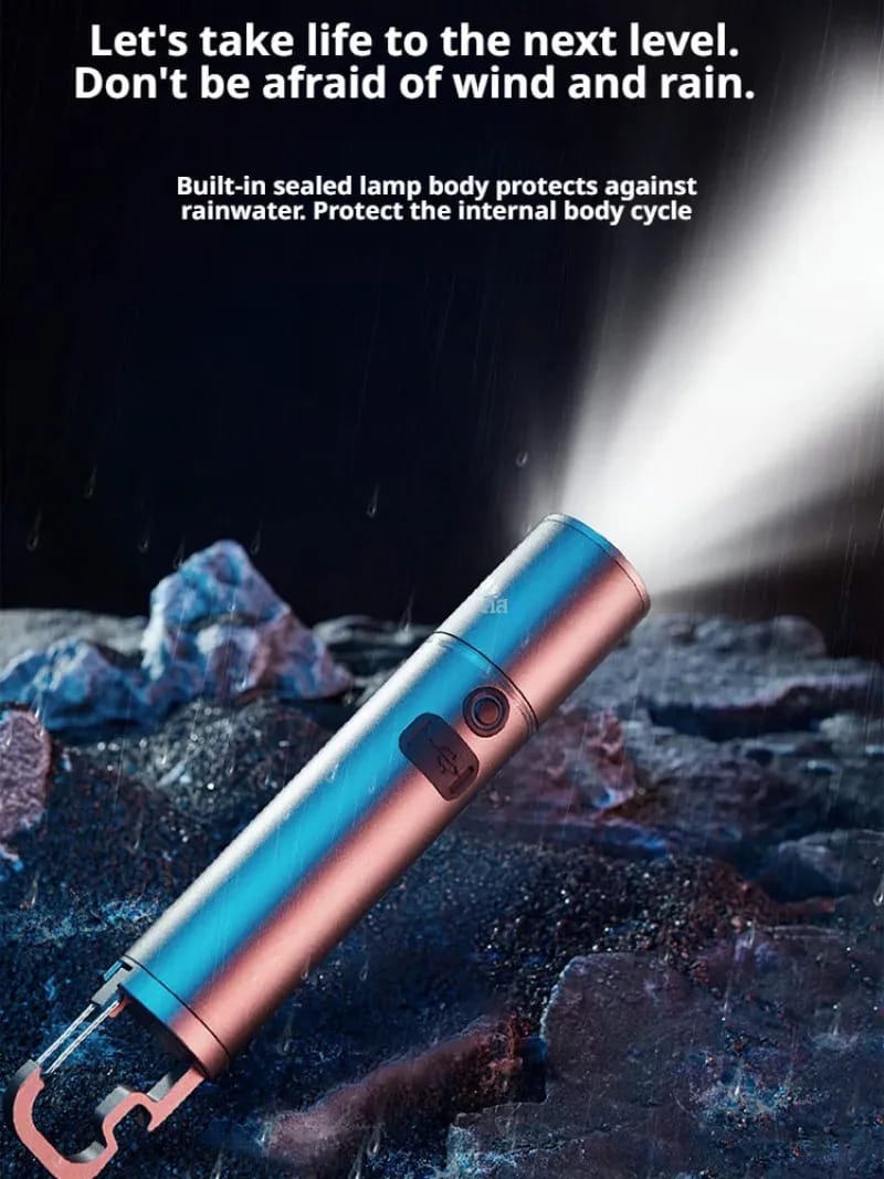 Torchlight Flashlight with Laser Pointer B-298015 - TUZZUT Qatar Online Shopping