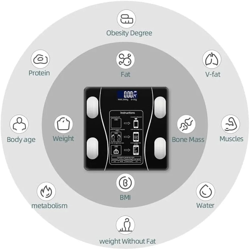 Smart Digital Body Weight Scale  WS2901 - TUZZUT Qatar Online Shopping