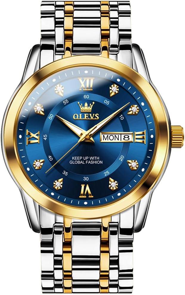 OLEVS Men's Analog Quartz Watch W7650 OLEVS Men's Analog Quartz Watch W7650