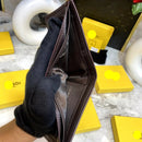 printed High Clutch Purse 60223 Cofee - TUZZUT Qatar Online Shopping