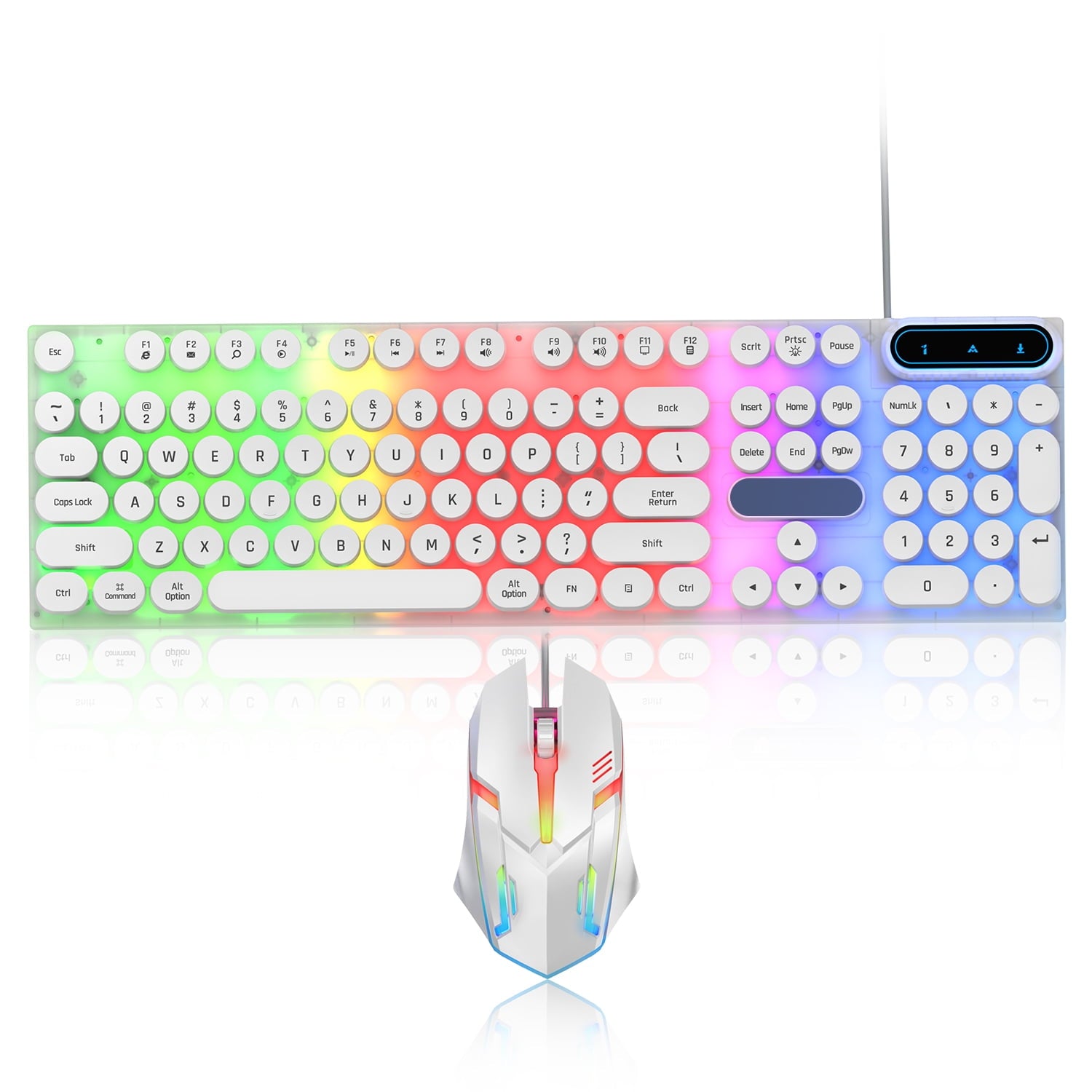 Pantsen PT100 Gaming Wired Keyboard and Mouse Set -364829 Pantsen PT100 Gaming Wired Keyboard and Mouse Set -364829