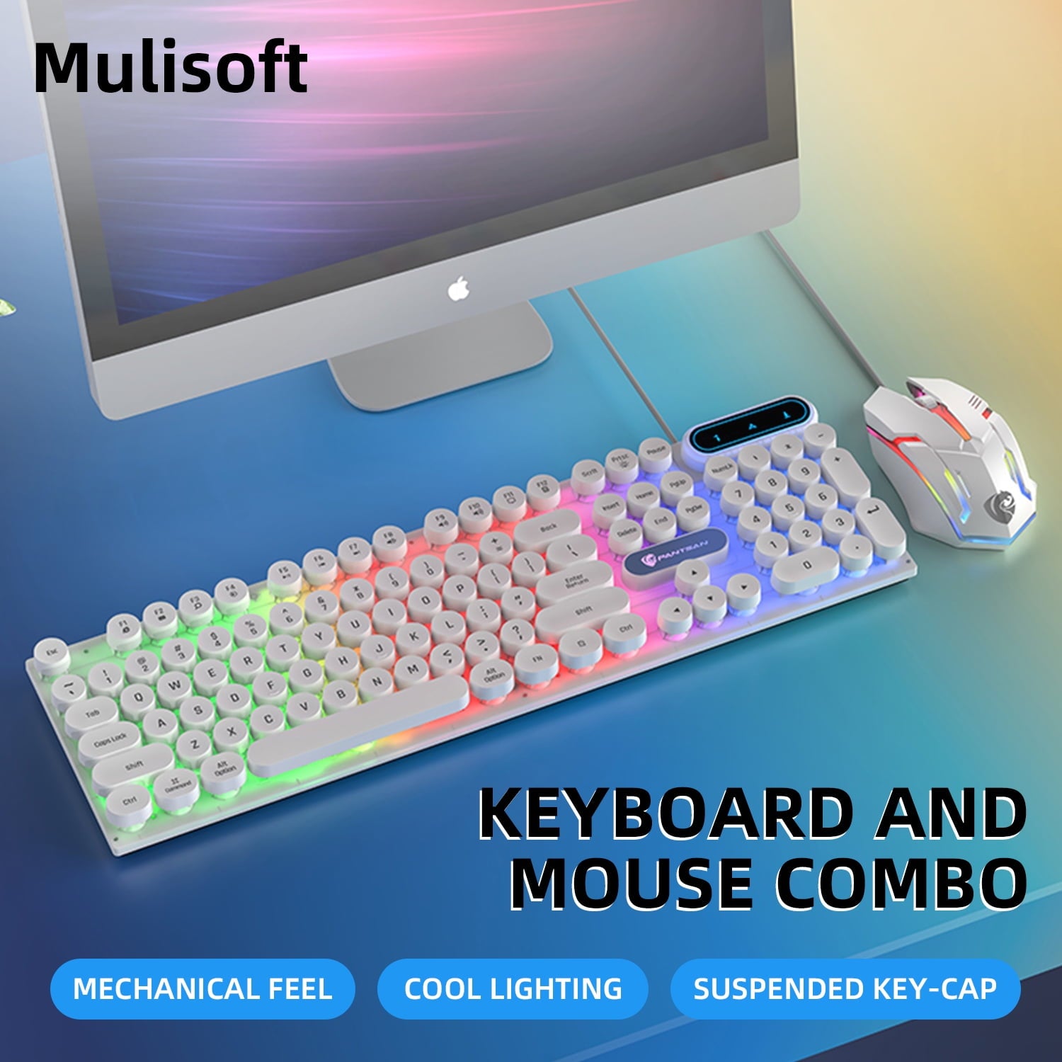 Pantsen PT100 Gaming Wired Keyboard and Mouse Set -364829 Pantsen PT100 Gaming Wired Keyboard and Mouse Set -364829