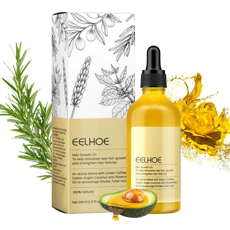 EELHOE Veganic Natural Hair Growth Oil - 60ml