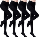 LANSWE 120D Velvet Plus Crotch Pantyhose Black - AY6090 - TUZZUT Qatar Online Shopping