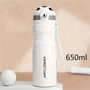 Fitness Cup 316 Stainless Steel Big Creative New Cup Vacuum Insulated Bottle 650ml - TUZZUT Qatar Online Shopping