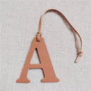 Leather English Letters Charm A Character Bag Pendant S3147842