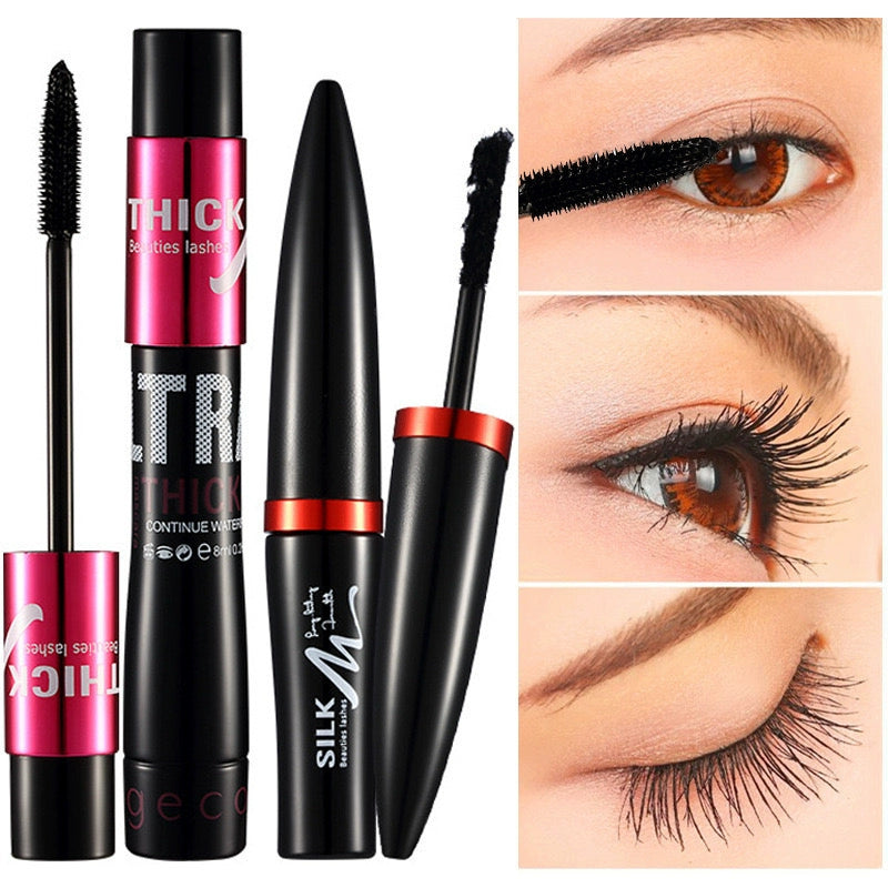 Fiber Mascara Set With Double Tubes 365547 - TUZZUT Qatar Online Shopping