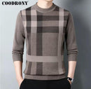 Men Luxury Winter O-Neck Knitted Sweater Z1145 - TUZZUT Qatar Online Shopping