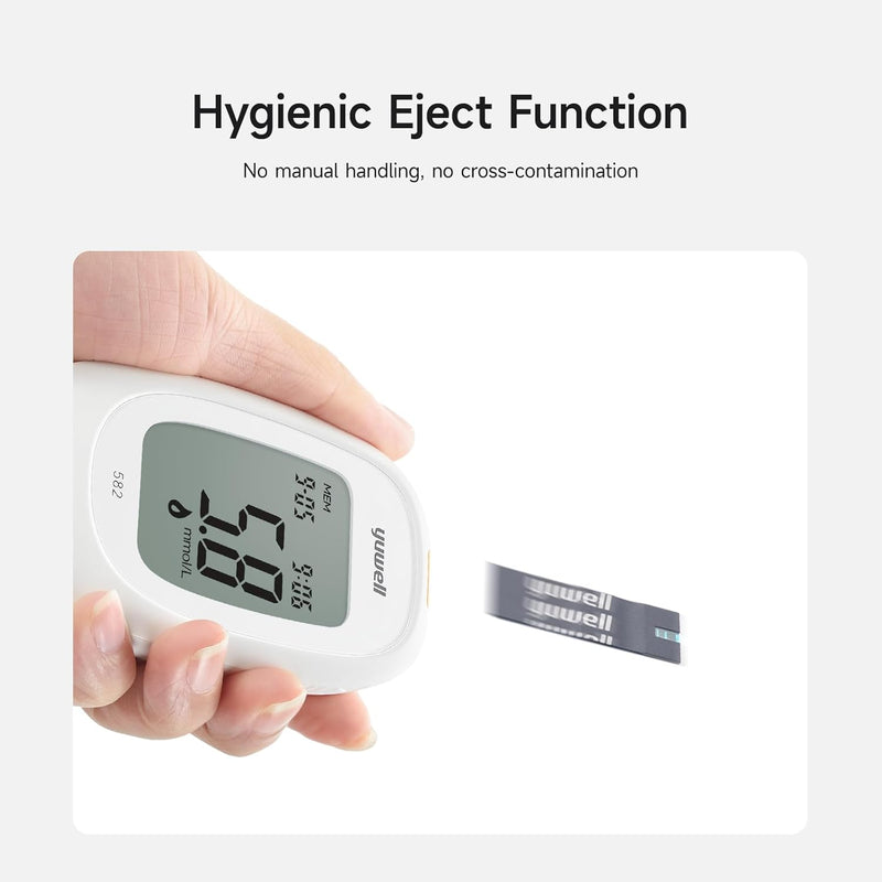 Yuwell Blood Glucose Meter + 50 Test Strips 582Y330