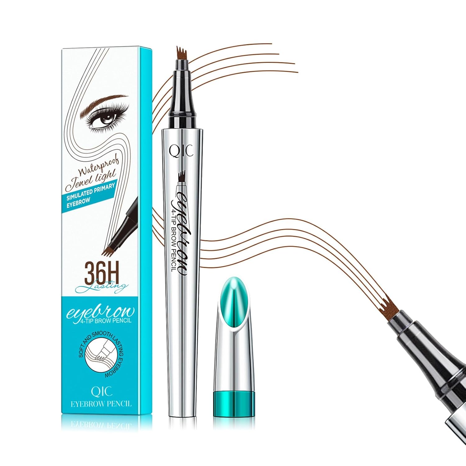 QIC Eyebrow 4 Tip Brow Pencil QIC Eyebrow 4 Tip Brow Pencil