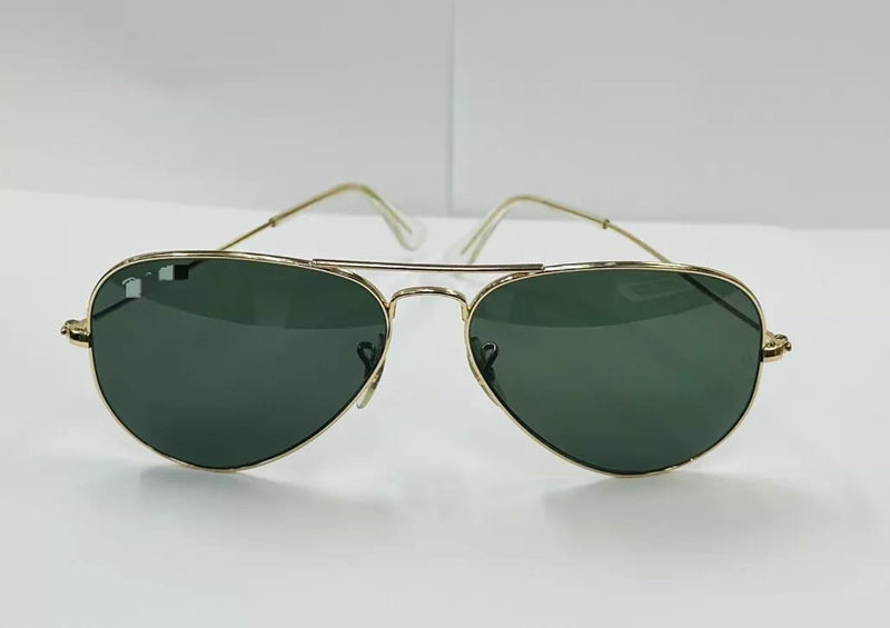 AVIATOR Gold Green Sunglasses S00022376 - TUZZUT Qatar Online Shopping