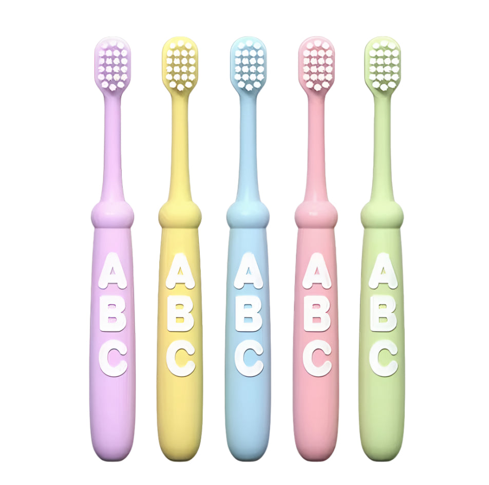 4pcs ABC Toothbrush For (6-12) Years Old Kids M2241 4pcs ABC Toothbrush For (6-12) Years Old Kids M2241