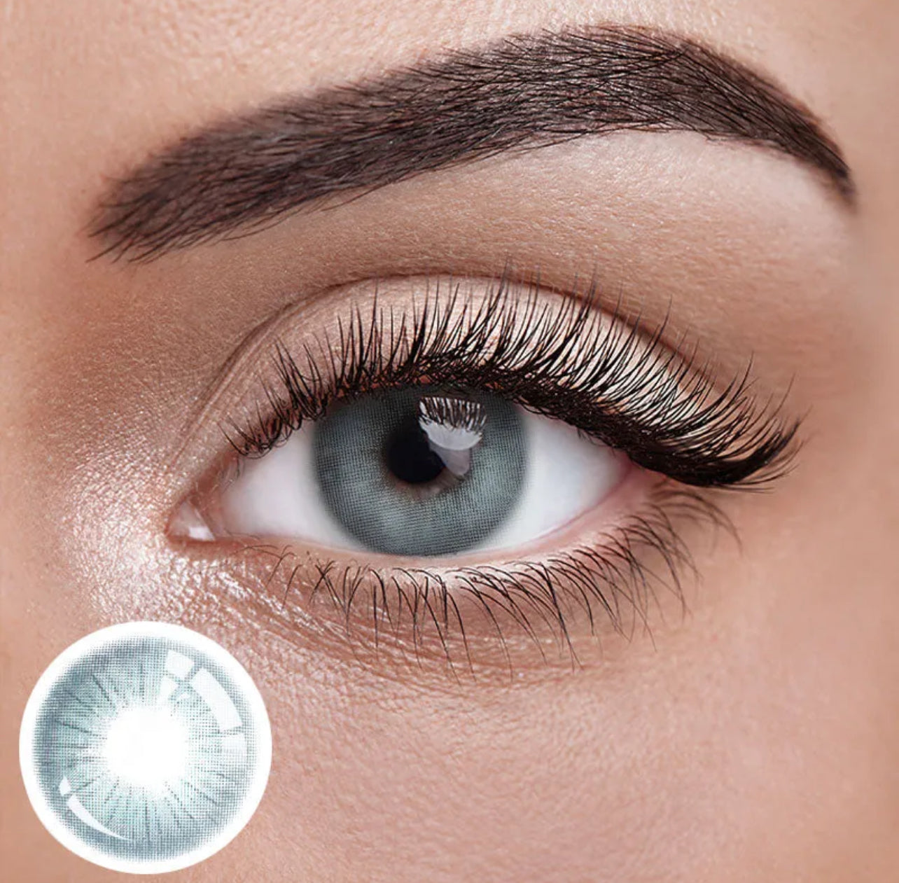 Unibling Rome Time Blue Contact Lenses for Eyes (1 Pair) Unibling Rome Time Blue Contact Lenses for Eyes (1 Pair)