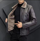Winter Leather Jacket S4587961 - TUZZUT Qatar Online Shopping