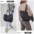 Faux Leather Tote Bag for Women 10263392 - TUZZUT Qatar Online Shopping