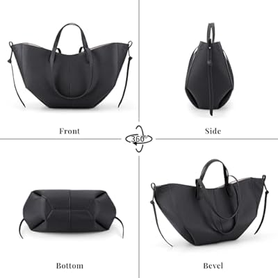 Faux Leather Tote Bag for Women 10263392 - TUZZUT Qatar Online Shopping