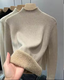 Women's Turtleneck Sweater Slim Tops   B165584 - TUZZUT Qatar Online Shopping