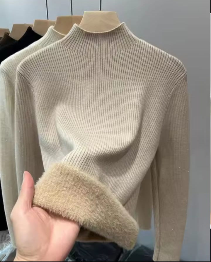 Women's Turtleneck Sweater Slim Tops B165584 Women's Turtleneck Sweater Slim Tops B165584