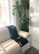 Wool Cashmere Avalon Blanket BL1005 - TUZZUT Qatar Online Shopping