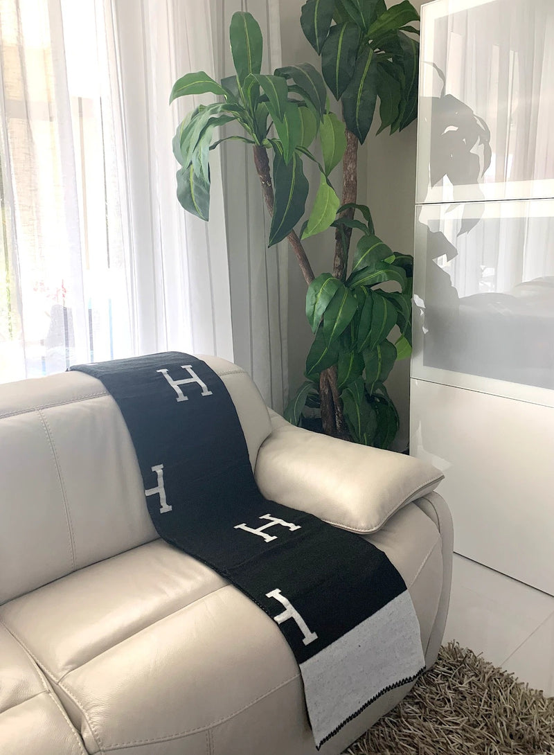 Wool Cashmere Avalon Blanket BL1005 - TUZZUT Qatar Online Shopping