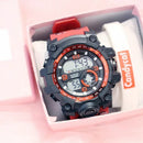 Large Size Watch Waterproof Digital Plastic PVC Men Sport Watch Digital X1308407 - Tuzzut.com Qatar Online Shopping